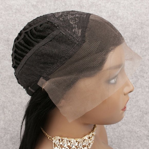 100% Human Hair Lace Front, Jet Black 18" inches - Picture 5 of 6